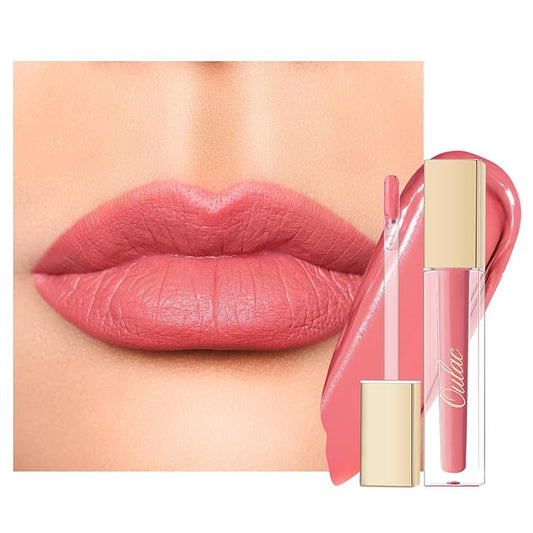 Oulac Pink Matte Lipstick for Women, Long Lasting Liquid Lip Stick High Impact Lip Gloss Full Coverage Lip Makeup with Vitamin E Waterproof Formula,Vegan M30-VivaGrace Women