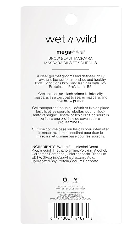 wet n wild Mega Clear Brow & Lash Mascara (Pack of 2)
