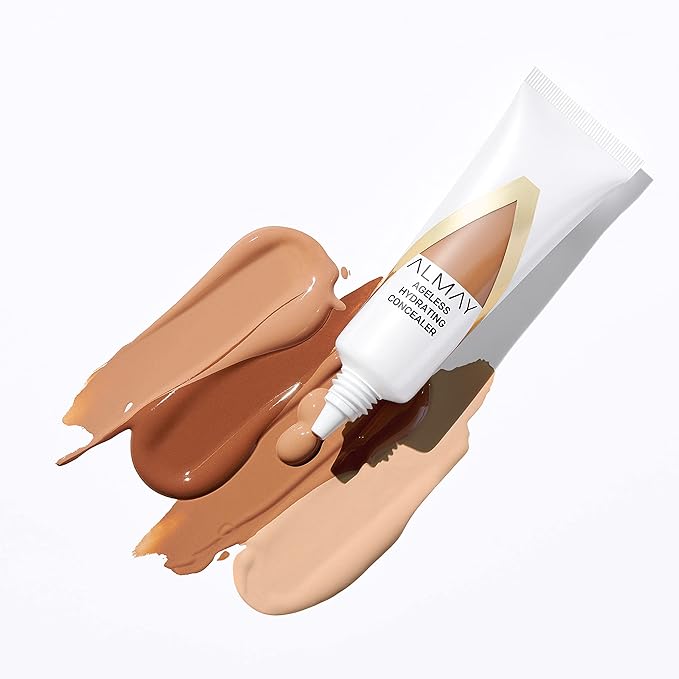 Almay Anti-Aging Concealer, Face Makeup with Hyaluronic Acid, Niacinamide, Vitamin C & E, Hypoallergenic-Fragrance Free, 010 Light, 0.37 Fl Oz (Pack of 1)-VivaGrace Women