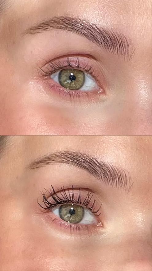 Hypoallergenic Mascara Sensitive Eyes - Smudge-Proof, Sweatproof, Lengthening for Maximum Volume and Length - Vegan and Non Toxic