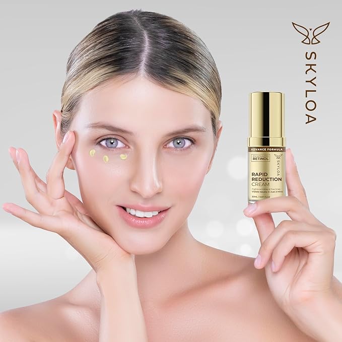Retinol Eye Cream Anti Aging: Under Eye Cream for Dark Circles and Puffiness Bags - Retinol Eye Serum - Under Eye Serum with Caffeine and Hyaluronic Acid - Visibly Reduces Wrinkles Fine Lines(20ML)-VivaGrace Women