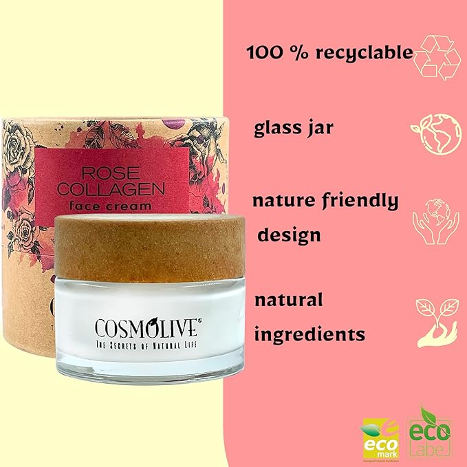 Natural Moisturizer Face Creams (Rose Collagen)-VivaGrace Women