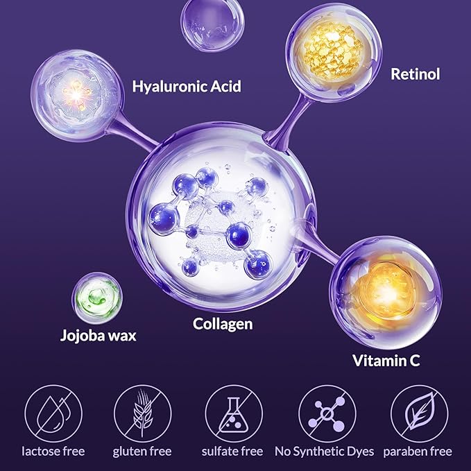 Neck Firming Cream, Wrinkle Cream for Women, Retinol Moisturizer with Collagen and Hyaluronic Acid for Neck, Face and Décolleté, 1.76 fl oz-VivaGrace Women