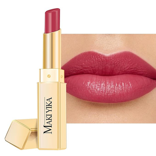 MAKI YIKA Moisture Berry Red Lipstick for Women Hydrate Lip Gloss for Dry Cracked Lips Weightless Glossy Lip Color Juicy Finish,MA057 Yummy Berry-VivaGrace Women