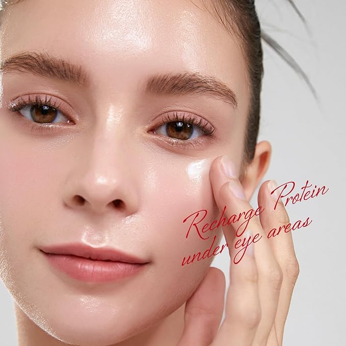 Wrinkle-fit Tangle Eye Cream(Refill), Protein Collagen Eye Cream for Pufiness, Under-eye Bags, Dark Circles, Under Eye Treatment, 0.67 fl oz-VivaGrace Women