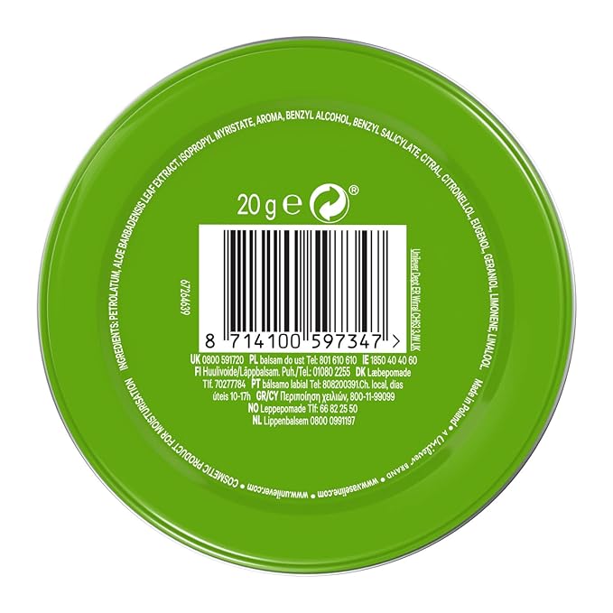 Vaseline Lip Therapy | Vaseline Lip Balm | Lip Moisturizer for Very Dry Lips | Aloe | 20g-VivaGrace Women