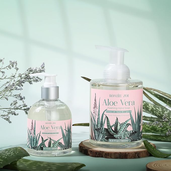 Liquid Hand Soap with Gift Box - Aloe Vera - 260ml/ 8.7 fl.oz(Pack of 3)