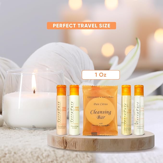 Terra Pure Wild Citrus | 1 oz. Liquids and 1 oz. Bar Soaps | 1-Shoppe All-In-Kit-VivaGrace Women