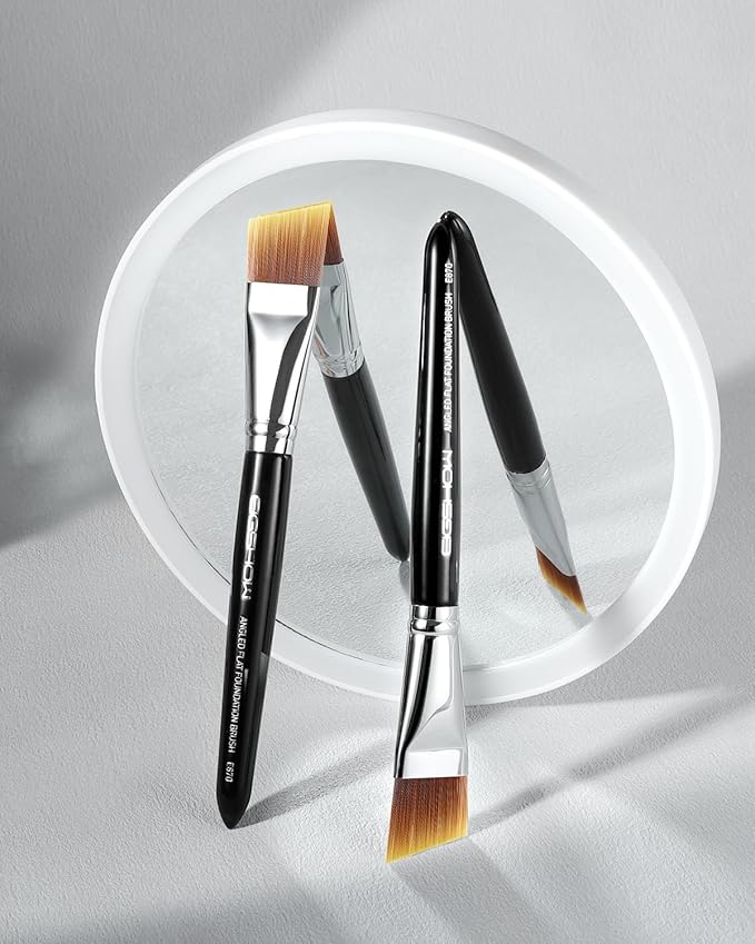 EIGSHOW Flat Foundation Brush, Vegan Synthetic Bristles, Streak Free Application, Face Makeup Brush For Blending Liquid, Cream, Face Mask (E870B)-VivaGrace Women