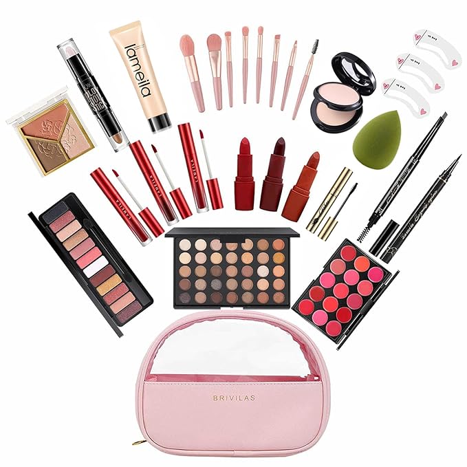 All In One Full Makeup Kit for Women,Professional Makeup kit,Multipurpose Makeup Sets, Beginners and Professionals Alike-VivaGrace Women