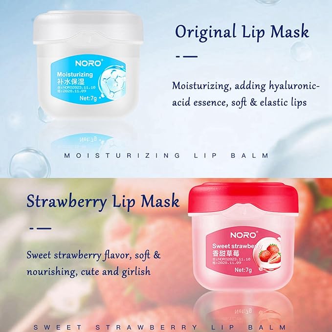 Lip Balm Hydrating, Lip Balm Lip Sleeping Mask, Lip Moisturizer For Lip Care, Lip Mask Overnight Nourishing Cracked Lips, Lip Care Products Birthday Gifts Set For Teens â 8pcs-VivaGrace Women