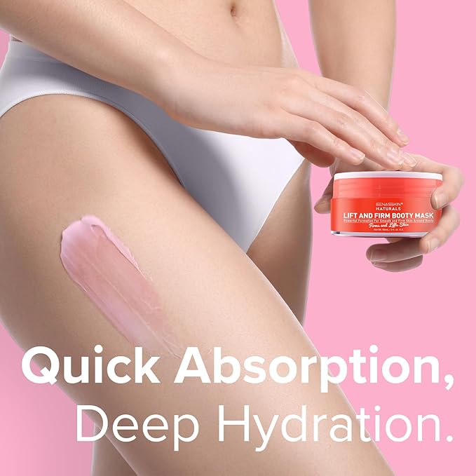 Enaskin Naturals Anti Cellulite Cream: Skin Firming and Tightening Lotion for Booty, Legs & Belly - Lifting Body Mask for Women Loose Skin, Lift & Firm Moisturizing Bum Bum Care-VivaGrace Women