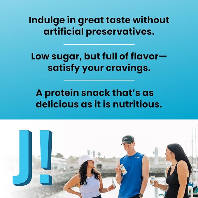 JiMMYBAR! - Sea Salt Caramel Cookies N' Cream - 19g High Protein Bars - 7g Sugar - 12 Count - 58g Health Bars - Natural Peanut Butter Core - Caffeinated Protein Bar For Energy- Hand Drizzled Chocolate-VivaGrace Women