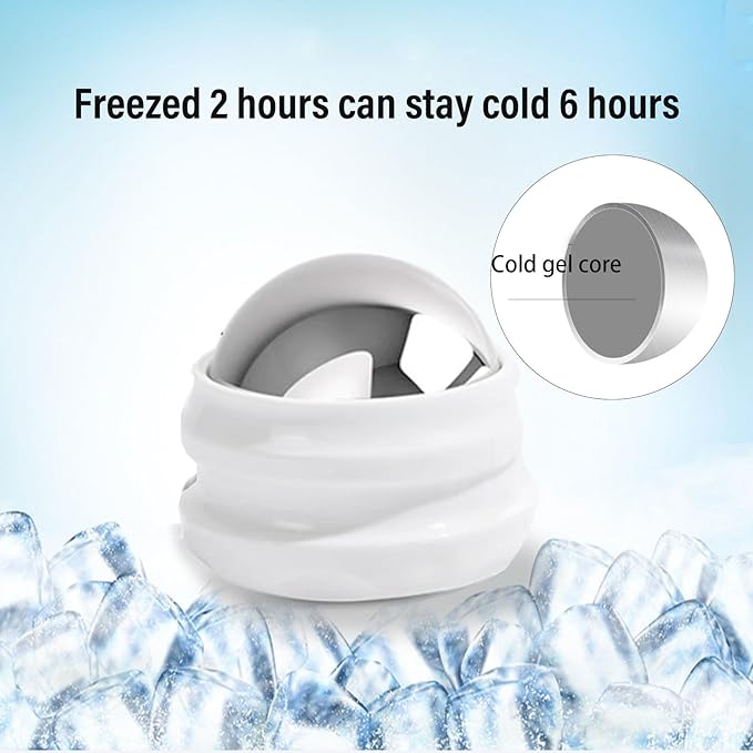 Cold Massage Roller Ball - Gifts for Boyfriend Him Men Women, Stays Cold for 6 Hours, Muscle Recovery Tools,Personal Care Massage Essentials,Rapidly Relieve Muscle Pain and Tension-VivaGrace Women
