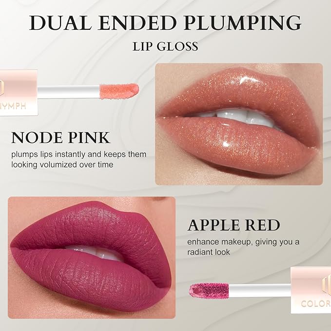 Color Nymph All In One Makeup Kit For Teens And Girls With Waterproof Handbag Makeup Kit Included 9 Colors Matte And Pearl Eyeshadow Palette Liquid Blush, Double Ended Lipgloss Concealer Brush Mascara-VivaGrace Women