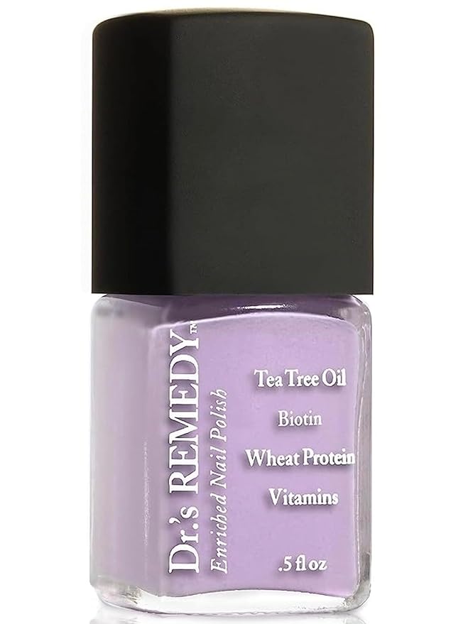 Dr’s Remedy Enriched Nail Polish: Non Toxic, All Natural, and Organic - Doctor Formulated: Strengthens, Restores, Heals, and Protects '24-Free' - LYRICAL Lilac