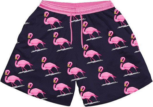 Fashion Funny Animal Printing Swim Trunks 5 inch Inseam Quick Dry Active Board Shorts for Men-VivaGrace Women