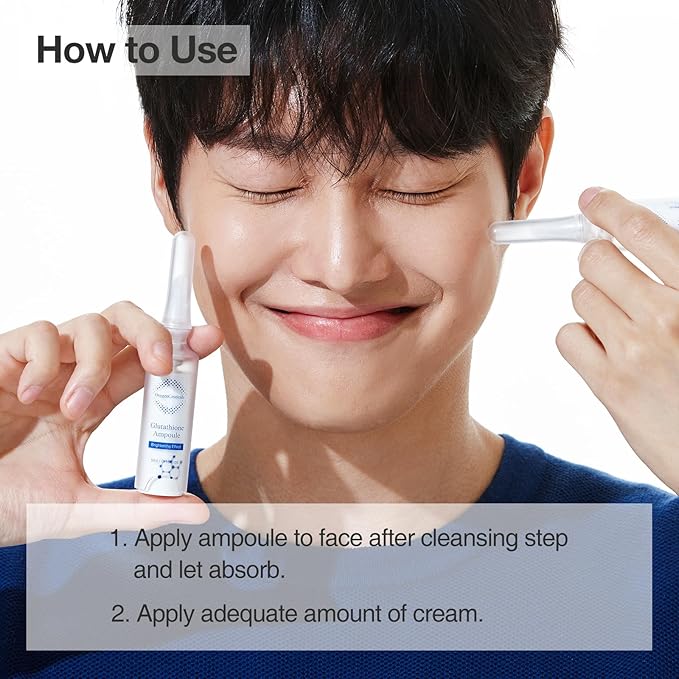 Instant Brightening Kit with Glutathione and Niacinamide | OxygenCeuticals Glutathione ToneUp Kit | Intensive Brightening Ampoule and Cream | 2 Pcs Set | Made in Korea-VivaGrace Women