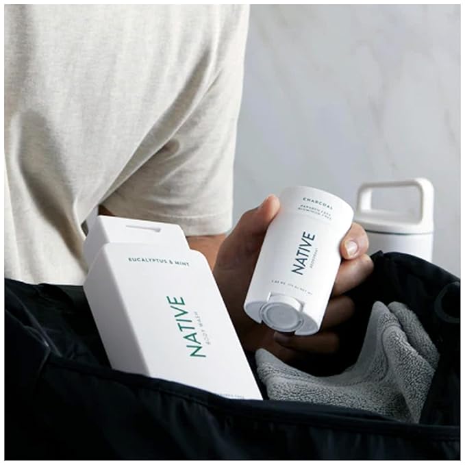 Native Body Wash Contains Naturally Derived Ingredients | For Women & Men, Sulfate, Paraben, & Dye Free Leaving Skin Soft and Hydrated | Eucalyptus & Mint 18 oz - 2 Pk-VivaGrace Women