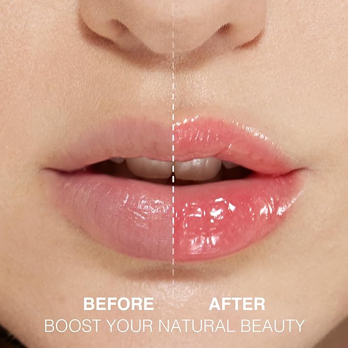 Lip Plumper Gloss Lip Job - Plumping Lip Gloss with Glossy Finish - Lip Pump Gloss with Hydrating & Smoothing Formula - 0.14 Fl Oz (Bloomgasm)-VivaGrace Women