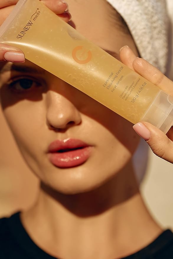 SunewMed+ Vitamin C Epidermal Dissolving Face Gel for all Skin Types Vitamin C Gel for Face Exfoliating 4.06 Fluid Ounce