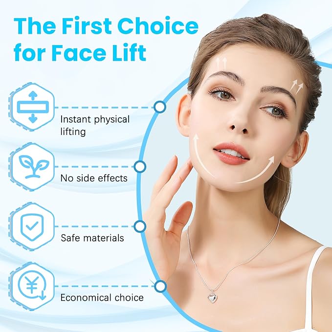 Face Lift Tape, Facelift Tape for Face Invisible, Neck Tape Lift Turkey Neck Skin Tape Facial Tapes for Lifting Loose Sagging Skin, Wrinkles, Jowls, Eyes, Cheek, Double Chin (1 Count (Pack of 280))-VivaGrace Women