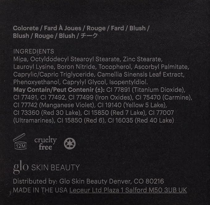 Glo Skin Beauty Blush (Melody) - Pressed Powder Blush for Cheeks, High Pigment Mineral Face Makeup Creates a Natural, Healthy Glow-VivaGrace Women