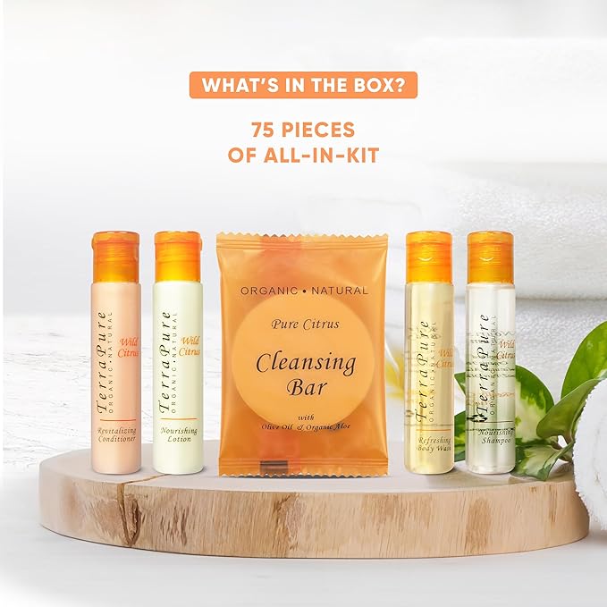 Terra Pure Wild Citrus | 1 oz. Liquids and 1 oz. Bar Soaps | 1-Shoppe All-In-Kit-VivaGrace Women
