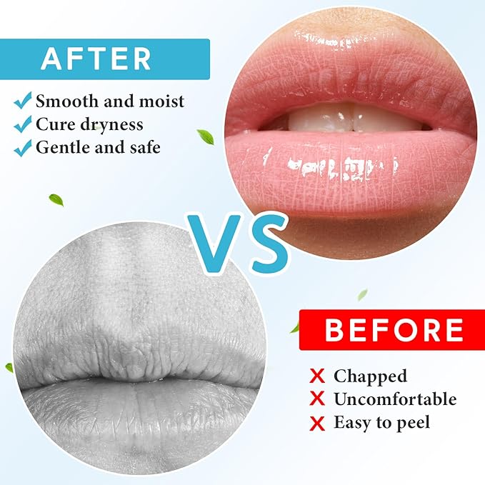 4 Pcs Lip Balm with Gift Box for Men Raffia Grass Organic Natural Beeswax Lip Balm for Father's Day Gifts Women Adults Teens Dry Chapped Lips Care Product-VivaGrace Women