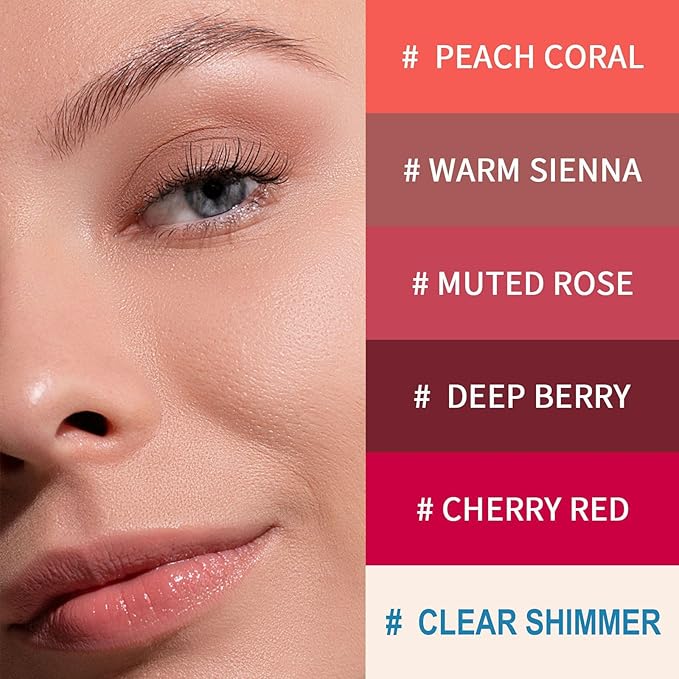 3PCS Lip Tint Hydrating, Lip Balm Hydrating, Tinted Lip Balm Moisturizing, Non-Sticky And Long-Lasting, Moisturizing,Sheer Strength Hydrating Lip Tint-VivaGrace Women