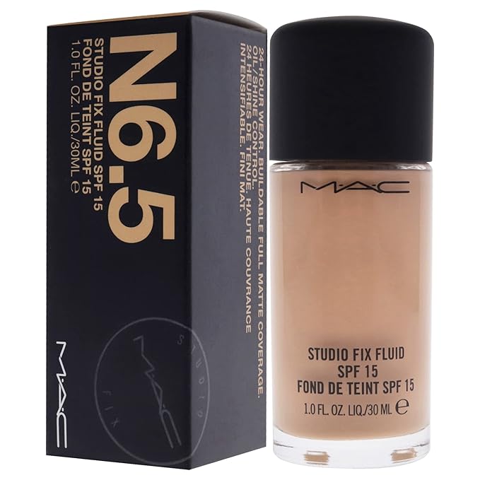MAC Studio Fix Fluid SPF 15 - N6.5 Foundation Women 1 oz-VivaGrace Women