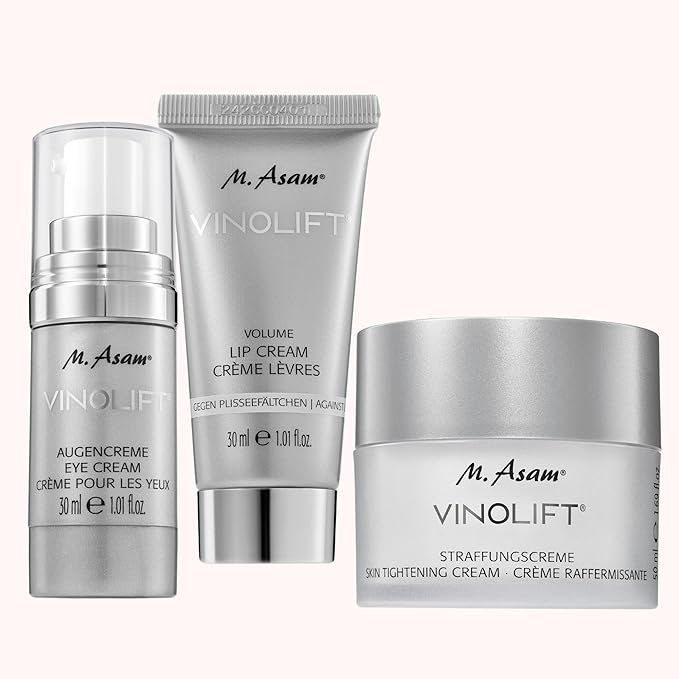 M. Asam VINOLIFT Volume Lip Cream - Anti-age volume & lip care against fine lip lines for mature & demanding skin, plumping lip care for moisturized & soft lips, 1.01 Fl Oz-VivaGrace Women