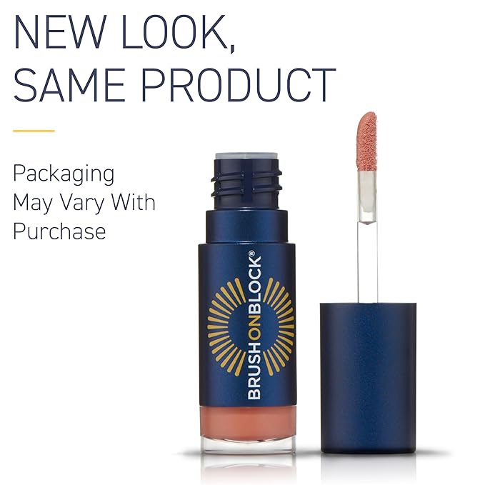 Brush On Block Sun Shine Protective Lip Oil SPF 30, Mineral Protection from UVA/UVB & Blue Light, Hydrating, Cruelty-Free, Gluten-Free, & Vegan, Coral-VivaGrace Women
