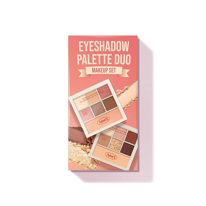 AMTS Off Sienna & Authentic Amber Eyeshadow Palettes Set, Valentine's gifts for teen girls, women | Matte Shimmer Metallic, Long Lasting-VivaGrace Women