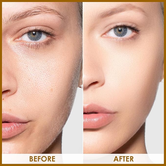 FOCALLURE Pore Filler Targeted Stick,Pore-minimizing Primer Stick with Lightweight Formula,Create a Perfectly Smooth and Matte Finish,Face Primer for All Skin Types Makeup-VivaGrace Women