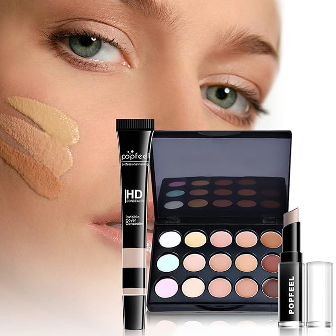 All-in-one Holiday Make up Gift Set | Makeup Kit for Women Full Kit Essential Starter Bundle Include Eyeshadow Palette Lipstick Blush Foundation Concealer Face Powder Mascara Lipgloss Brush-VivaGrace Women