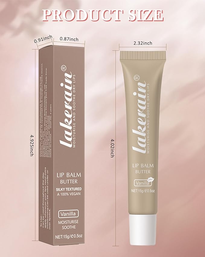 Lip Butter Balm Chrrey, Hydrating Tinted Butter Lip Gloss,Clear Lip Mask Lip Care Moisturizer, Smooth Lip Treatment Balm,Non-Sticky Jelly Glow Reviver Fat Lip Oil, Women’s Day Makeup Gift for Women-05-VivaGrace Women