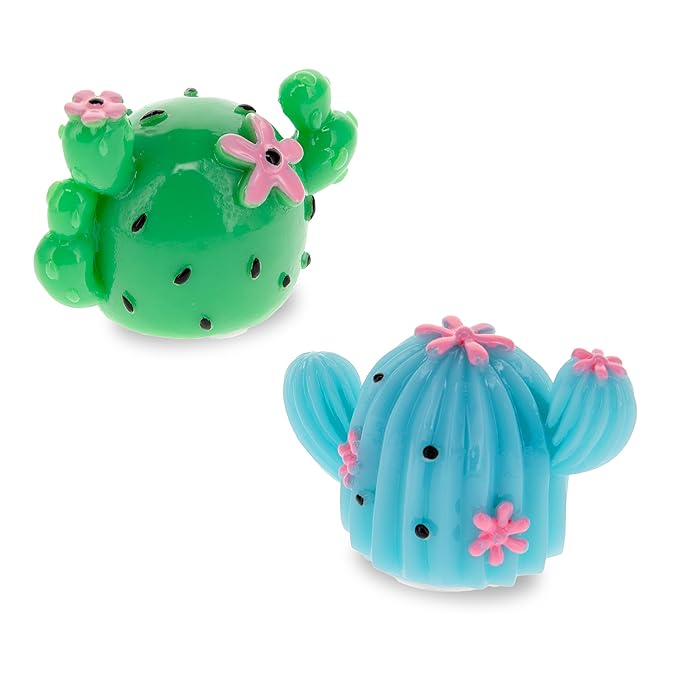 Mad Beauty Fiesta Forever Lip Balm Duo | Cactus-Shaped | Pineapple & Lime Scents | Cruelty-Free | Fun and Moisturizing Lip Care-VivaGrace Women