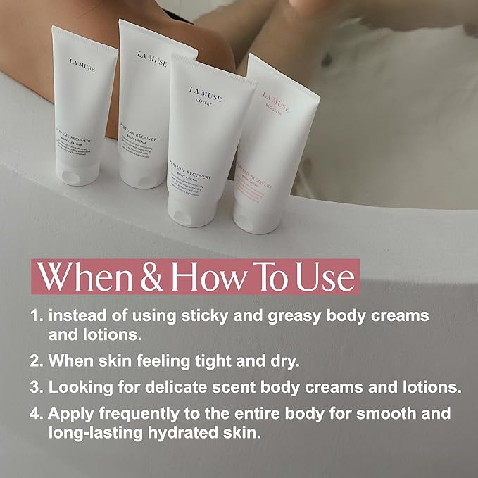 LA MUSE Perfume Body Lotion for Women(Spring Floral) | Body Cream for Women, Dry Skin with Shea Butter, Peptide | Softens & Comforts Sensitive Skin with Silky Smooth Finish, Non-Sticky | 10.14 fl oz-VivaGrace Women