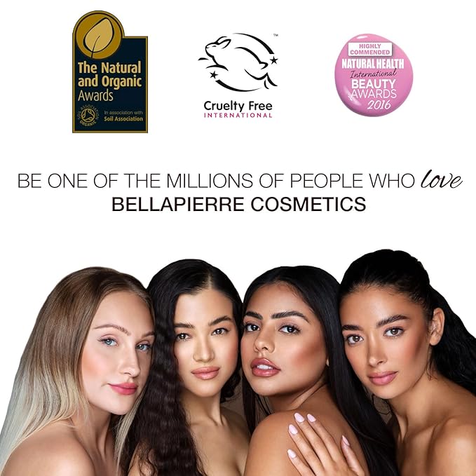 bellapierre Mineral Foundation SPF 15 - Loose Powder Foundation | Vegan & Cruelty Free Natural Makeup | Full Coverage Matte Finish | Hypoallergenic | Oil & Talc Free - 0.32 Oz - Honey-VivaGrace Women