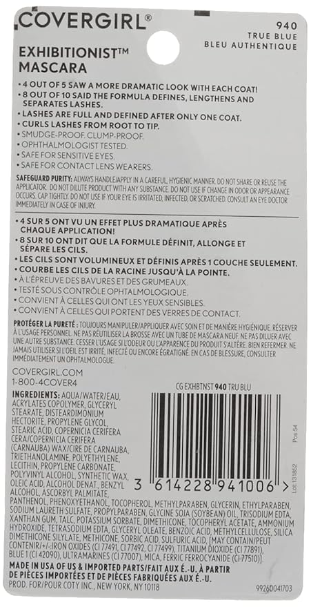 COVERGIRL Exhibitionist Mascara, True Blue