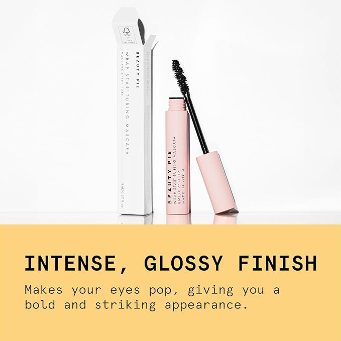 Wrap Star Tubing Mascara For Lenghtening & Curling & A Smudge-Proof & Flake-Proof Finish (Classic Black)-VivaGrace Women