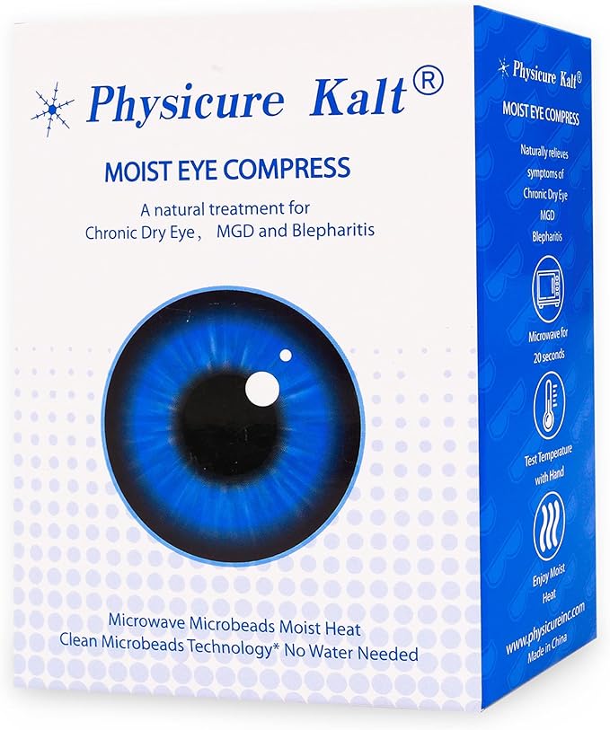 Heated Eye Mask | Moist Heat Eye Compress Relief for Dry Eyes, Imitated Eyes, Pink Eyes | Microwave Activated Dry Eye Therapy Mask-VivaGrace Women