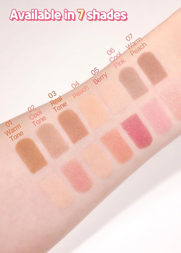 COLORGRAM Under Eye Highlighter Stick - 04 Peach | Silky-Smooth Long-Lasting Highlighter & Contouring Stick for Smudge-Proof, Shining Daily Makeup | K-Beauty Face Highlighters & Luminizers-VivaGrace Women