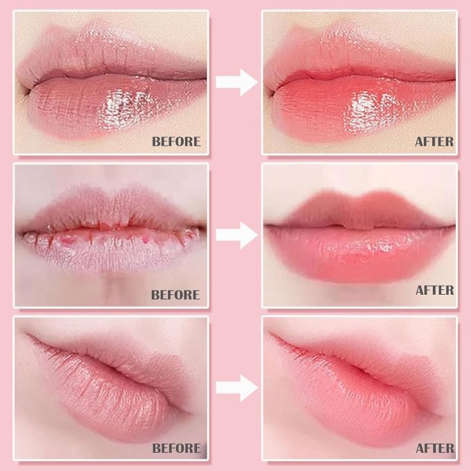 3 Pcs Bee Lip Balm Honey Pot,Strawberry&Honey&Apple Lime Lip Sleeping Mask Hydrating Prevention Dry and Cracked Lip Scrubs Exfoliator Lip Care,Lip Mask Overnight Reduces Lip Lines-VivaGrace Women