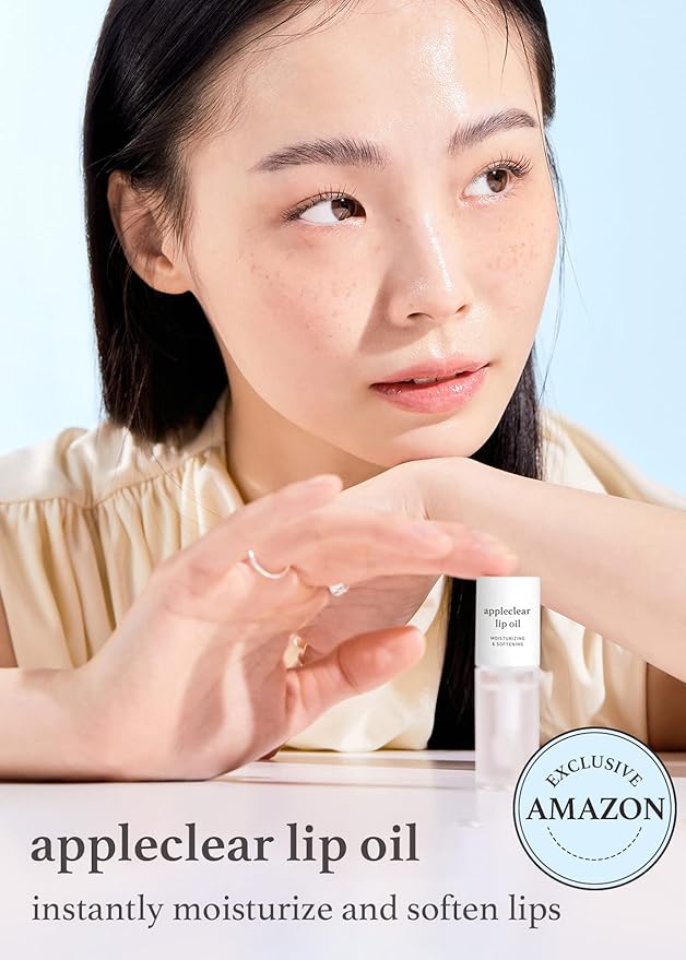 NOONI Vegan Lip Oil Bundle - Appleberry & Appleclear | Lip Stain, Long Lasting, Moisturizing, Plumping, Korean Lip Tint-VivaGrace Women
