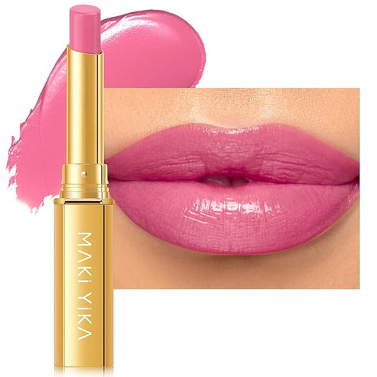 MAKI YIKA Pink Lipstick for Women Moisture Hydrate Lipsticks Glossy Light Pink Lipsticks Sheer Finish Lightweight Tinted Lip Balm (Z07 Lip Soul)-VivaGrace Women