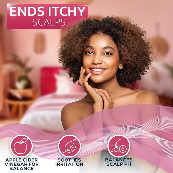 Apple Cider Vinegar Conditioner - Sulfate Paraben and Silicone Free - For Dry, Damaged and Oily Hair - Anti Dandruff Product for Fine Itchy Scalp Build Up - Cleansing Treatment for Women and Men-VivaGrace Women