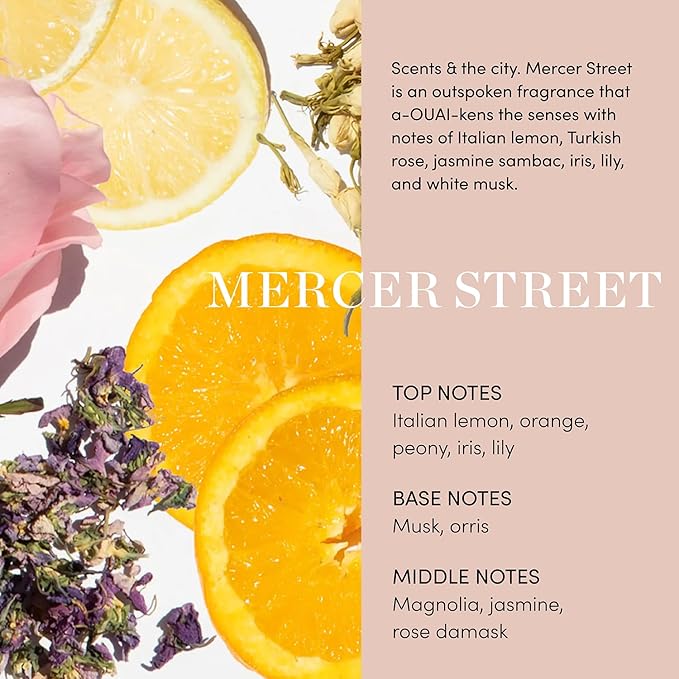 OUAI Medium Shampoo and Conditioner Set - Sulfate Free Shampoo and Conditioner for Medium Hair - Made with Keratin, Shea Butter & Avocado Oil - Free of Parabens & Phthalates (10 Fl Oz)-VivaGrace Women