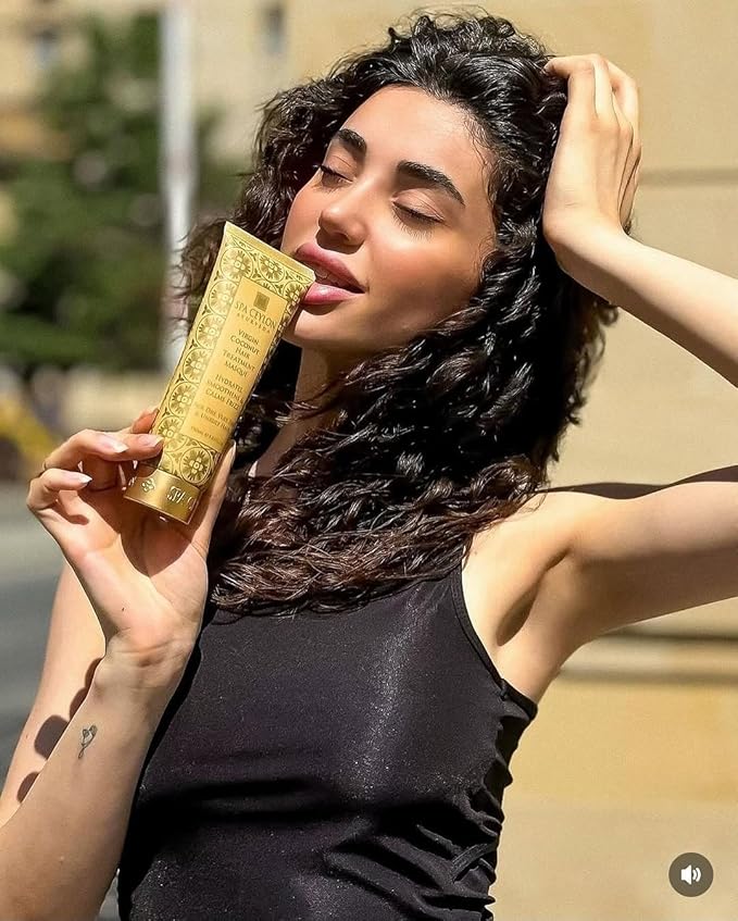 SPA CEYLON Virgin Coconut Hair Treatment Masque | Deep Conditioning | Hair Repair | 100% Vegan & Vegetarian | Best for Dry, Very Dry & Unruly Hair-VivaGrace Women